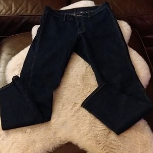 Dark denim jeans